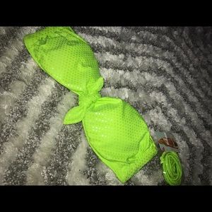 BNWT bandeau bikini top